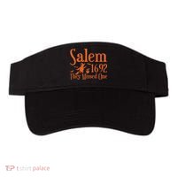1692 They Missed One Salem Wo Halloween Distressed Visor thumb 0