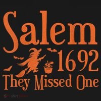 1692 They Missed One Salem Wo Halloween Distressed Visor thumb 3
