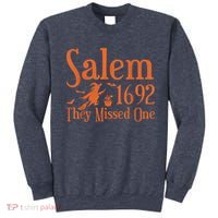 1692 They Missed One Salem Wo Halloween Distressed Sweatshirt thumb 0
