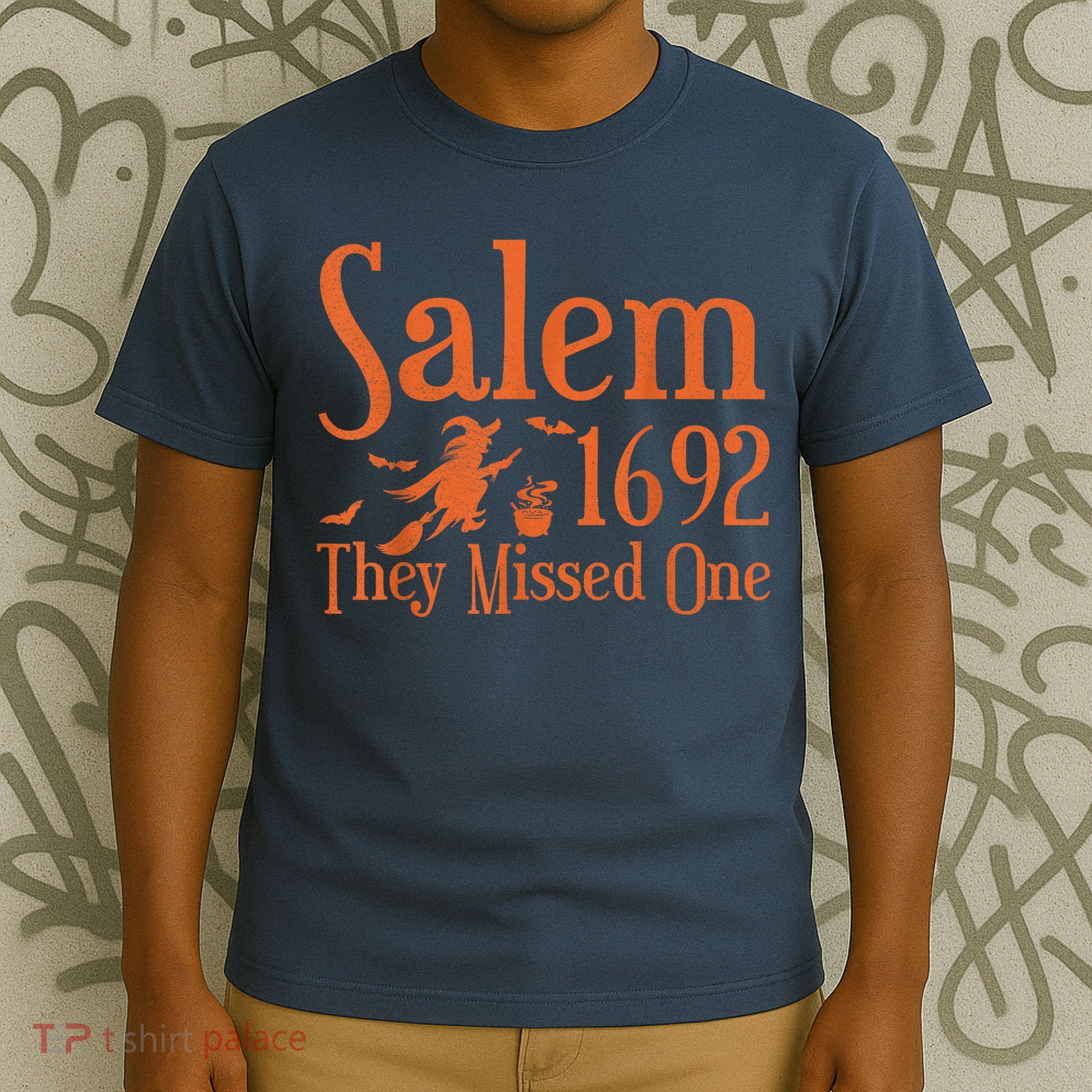 1692 They Missed One Salem Wo Halloween Distressed T-Shirt