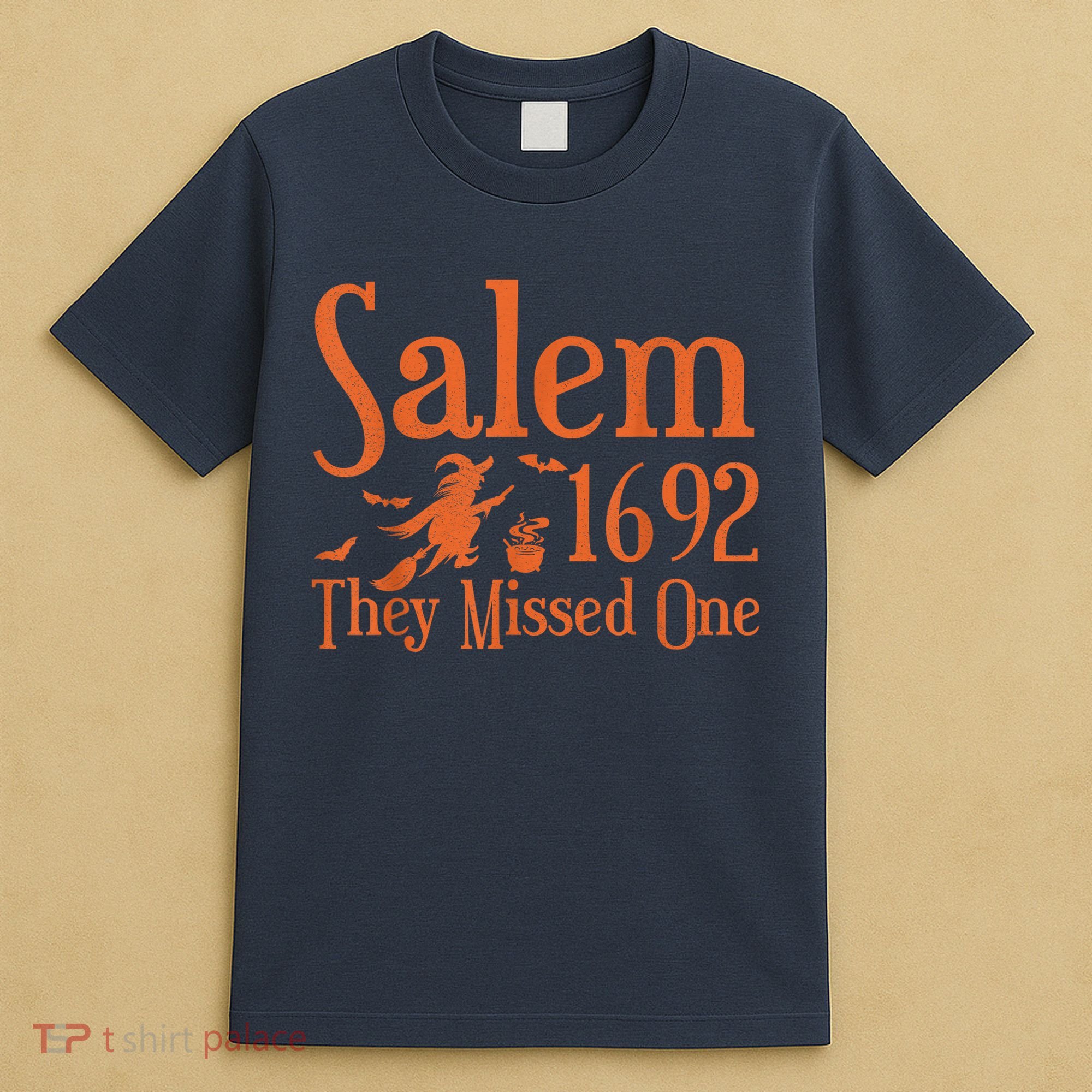 1692 They Missed One Salem Wo Halloween Distressed T-Shirt