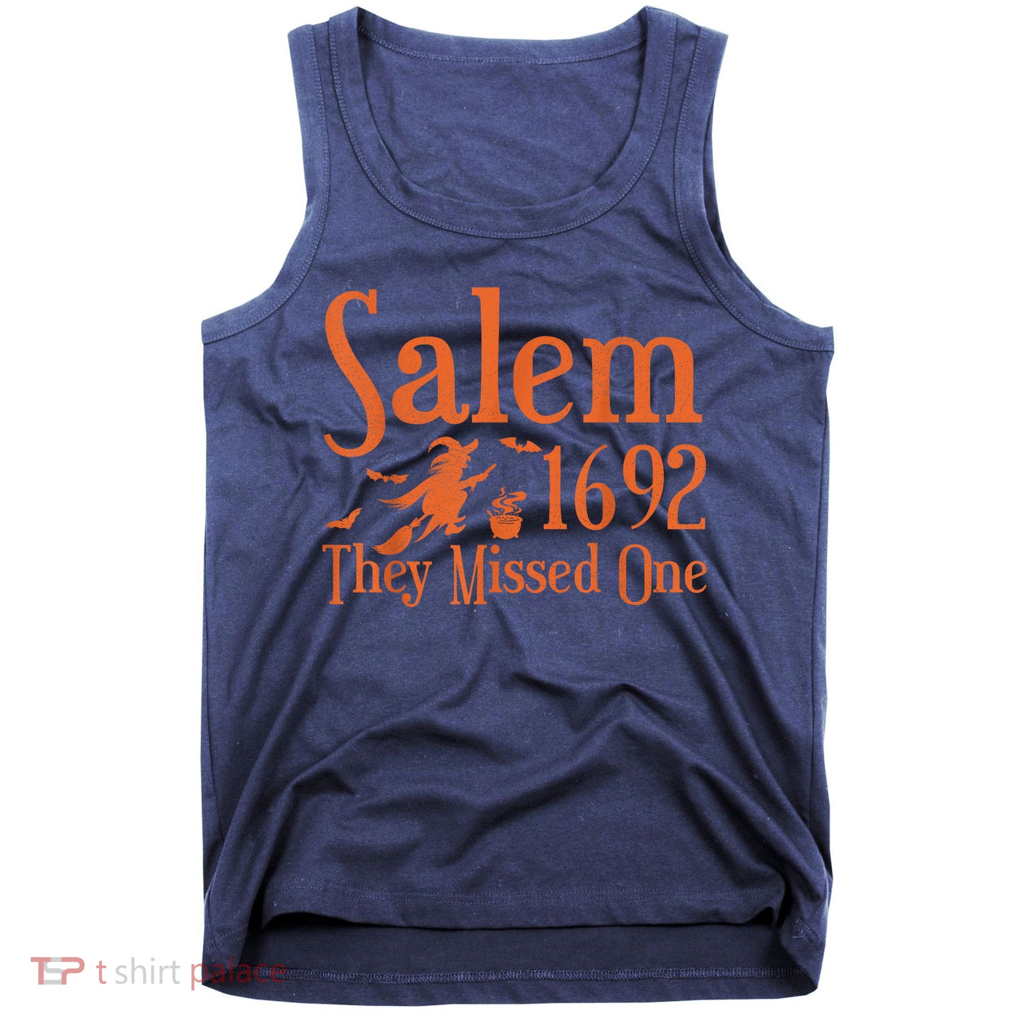 1692 They Missed One Salem Wo Halloween Distressed Tank Top