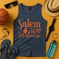 1692 They Missed One Salem Wo Halloween Distressed Tank Top thumb 4