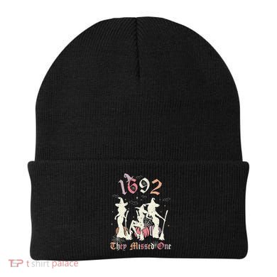 1692 They Missed One Salem You Missed One Halloween 1692 Beanie