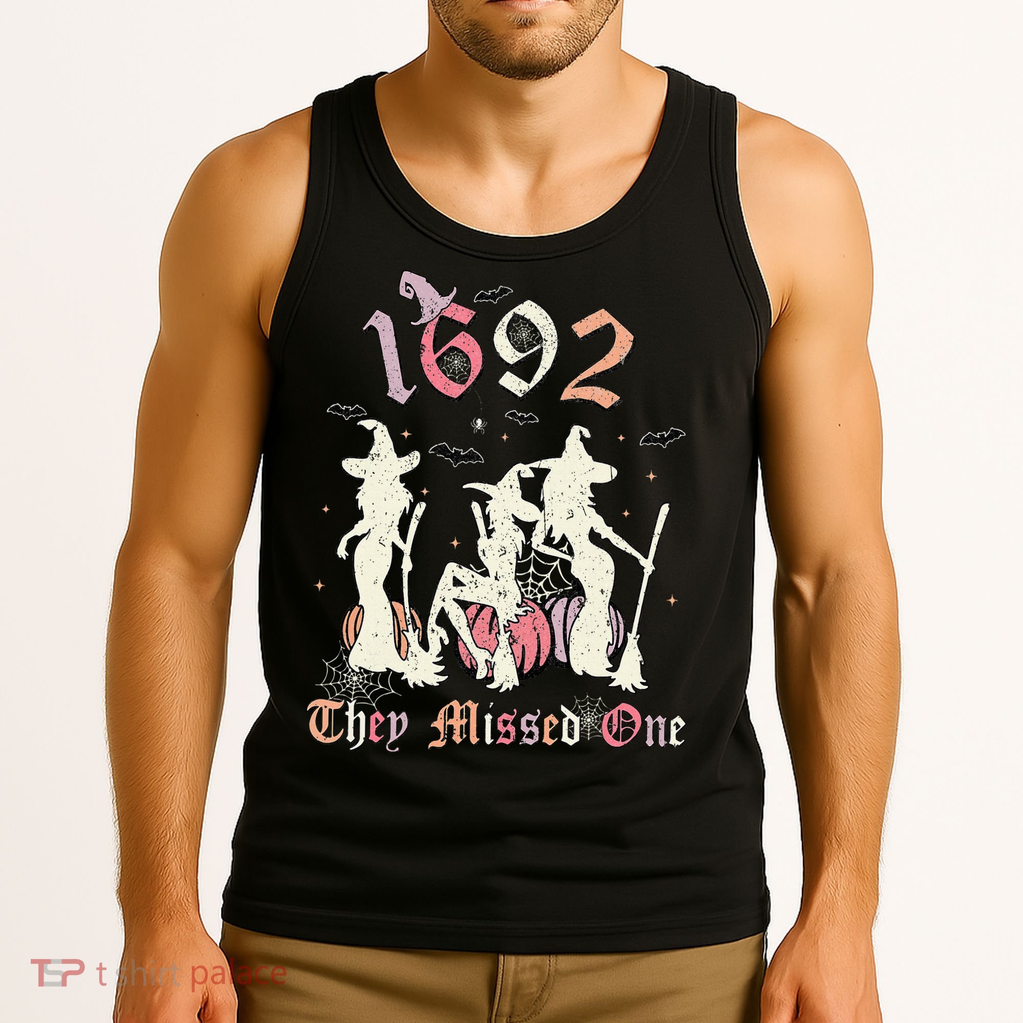1692 They Missed One Salem You Missed One Halloween 1692 Tank Top