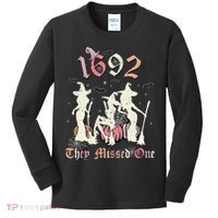 1692 They Missed One Salem You Missed One Halloween 1692 Kids Long Sleeve Shirt thumb 0