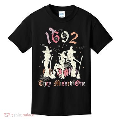 1692 They Missed One Salem You Missed One Halloween 1692 Kids T-Shirt