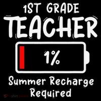 1st-Grade Teacher Summer Recharge Required Last Day School Coffee Mug thumb 5