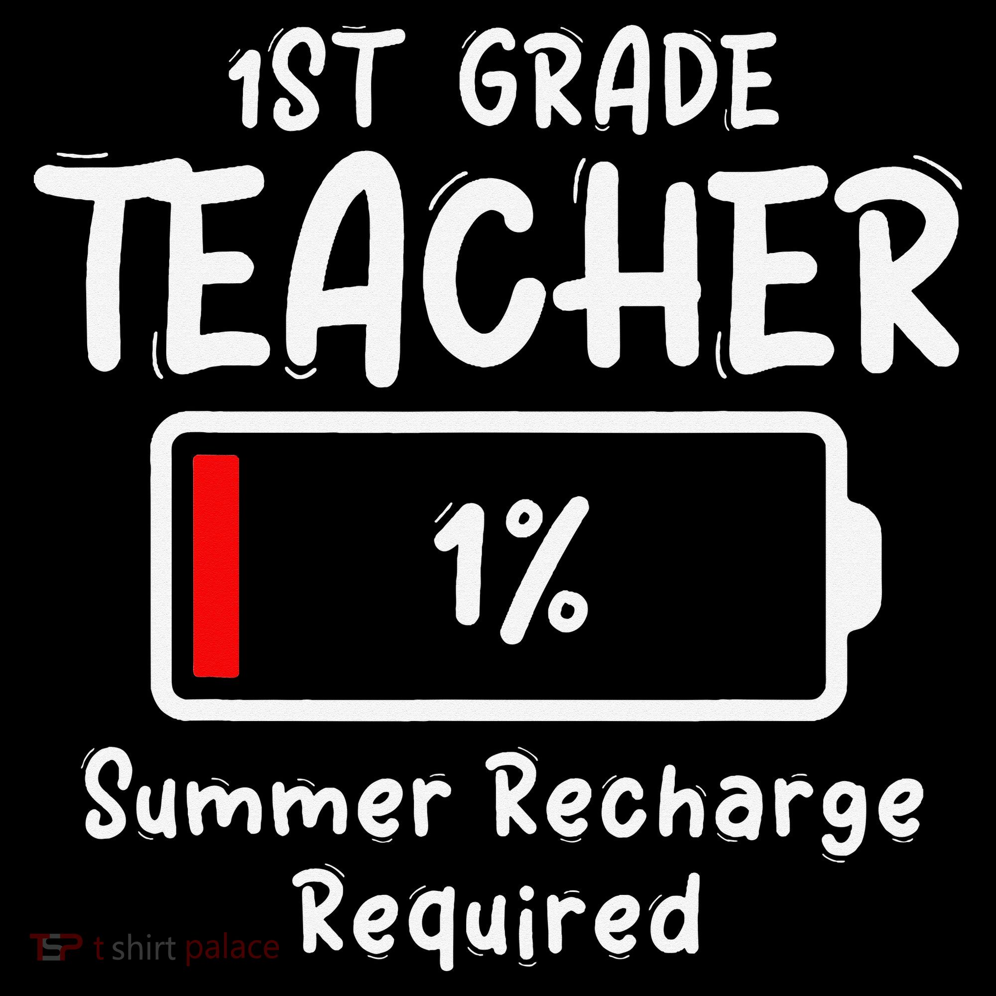 1st-Grade Teacher Summer Recharge Required Last Day School Women's Hoodie