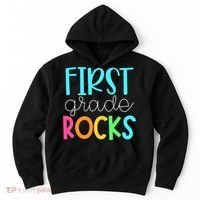 1st Teacher Team - First Grade Rocks Hoodie thumb 0