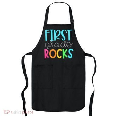 1st Teacher Team - First Grade Rocks Apron