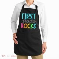 1st Teacher Team - First Grade Rocks Apron thumb 2