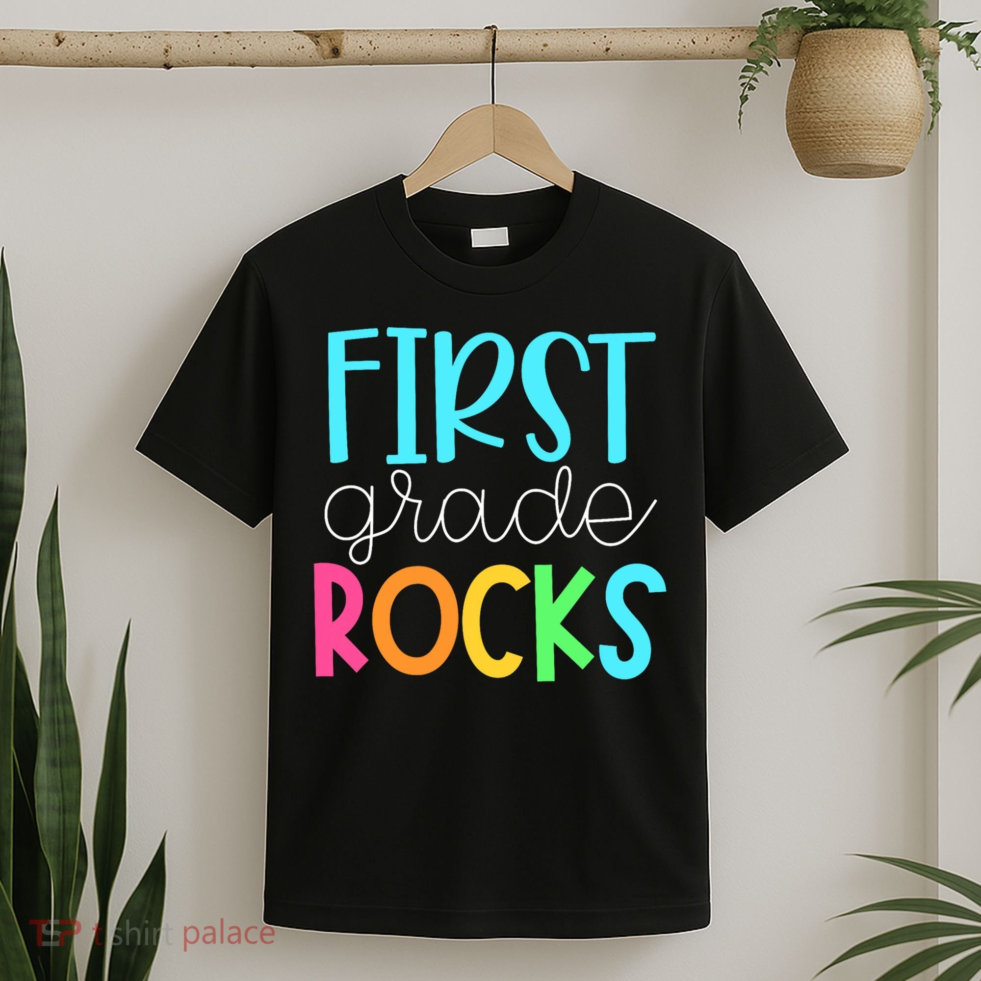 1st Teacher Team - First Grade Rocks T-Shirt