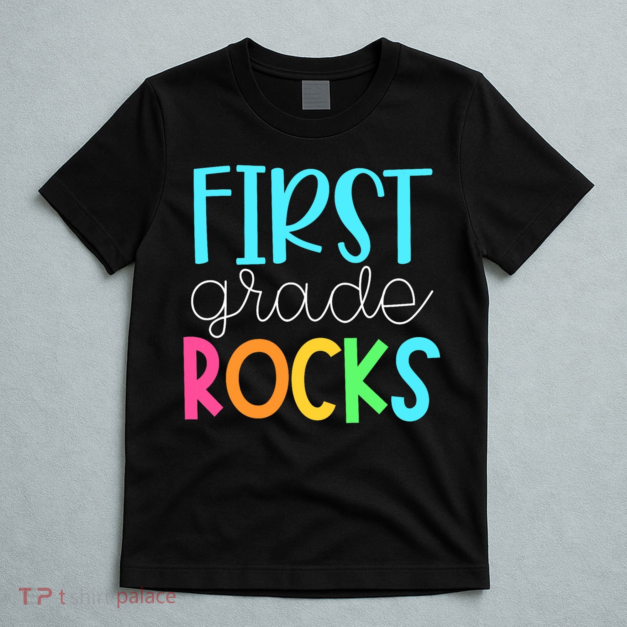 1st Teacher Team - First Grade Rocks T-Shirt