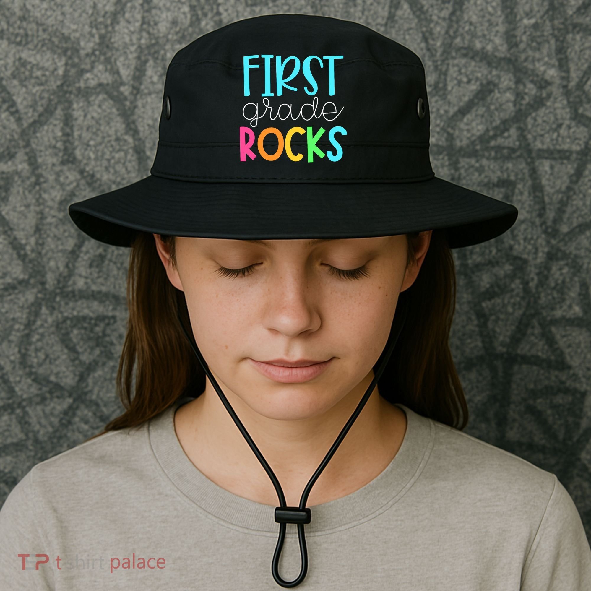 1st Teacher Team - First Grade Rocks Bucket Hat