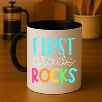 1st Teacher Team - First Grade Rocks Coffee Mug thumb 4