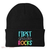 1st Teacher Team - First Grade Rocks Beanie thumb 0