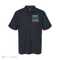 1st Teacher Team - First Grade Rocks Polo thumb 0