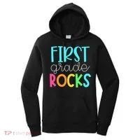 1st Teacher Team - First Grade Rocks Women's Hoodie thumb 0