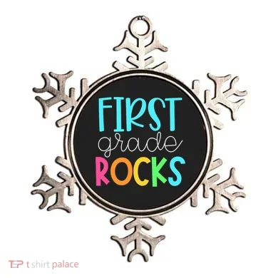 1st Teacher Team - First Grade Rocks Ornament