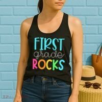 1st Teacher Team - First Grade Rocks Women's Tank Top thumb 2
