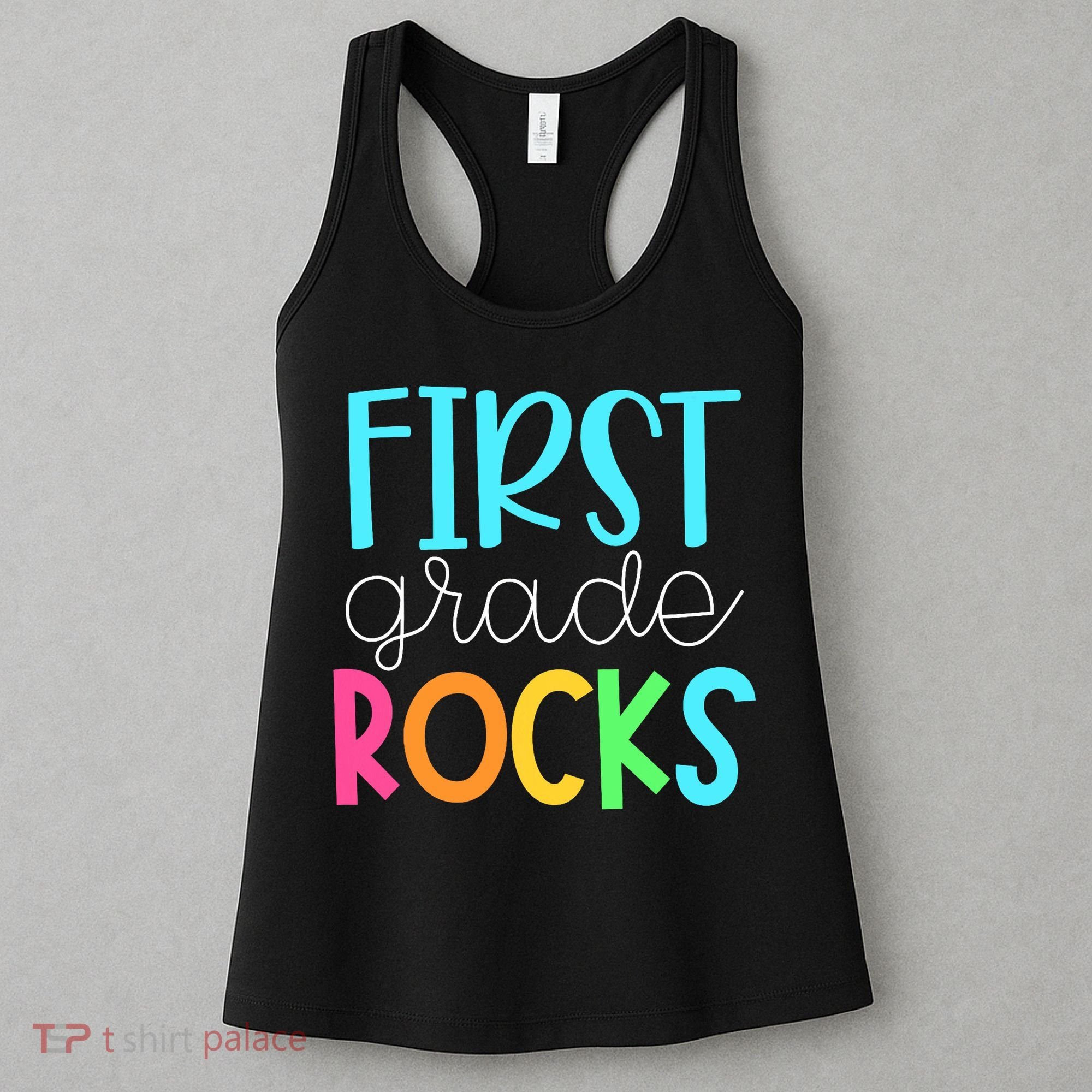1st Teacher Team - First Grade Rocks Women's Tank Top