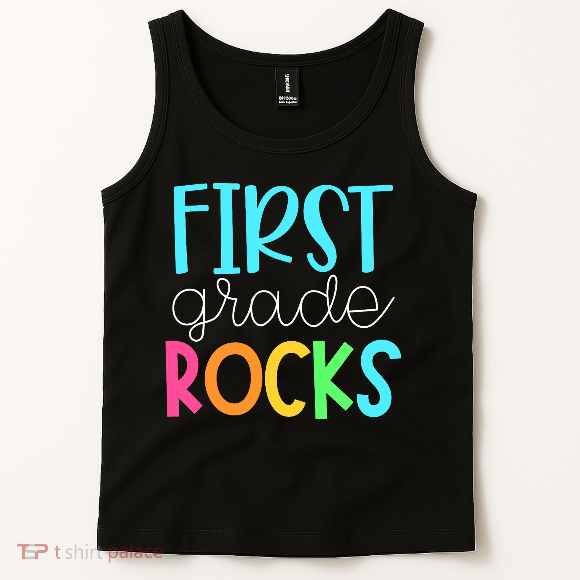 1st Teacher Team - First Grade Rocks Tank Top
