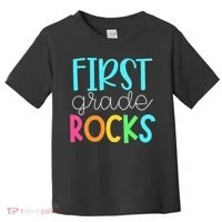 1st Teacher Team - First Grade Rocks Toddler T-Shirt thumb 0