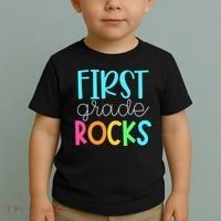 1st Teacher Team - First Grade Rocks Toddler T-Shirt thumb 2