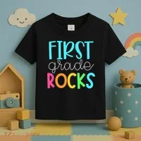 1st Teacher Team - First Grade Rocks Toddler T-Shirt thumb 3