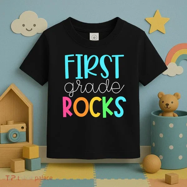 1st Teacher Team - First Grade Rocks Toddler T-Shirt