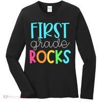 1st Teacher Team - First Grade Rocks Women's Long Sleeve Shirt thumb 0