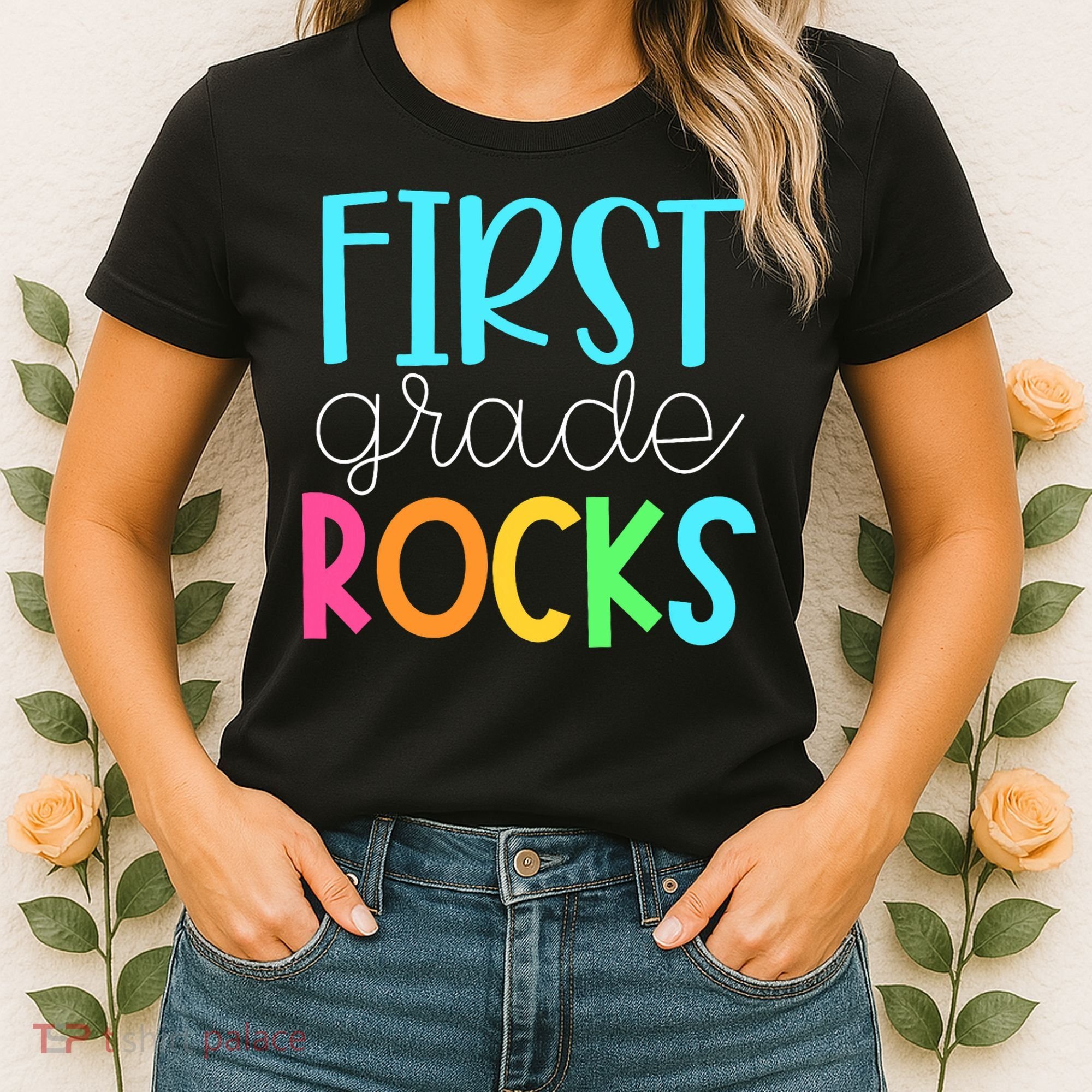 1st Teacher Team - First Grade Rocks Women's T-Shirt