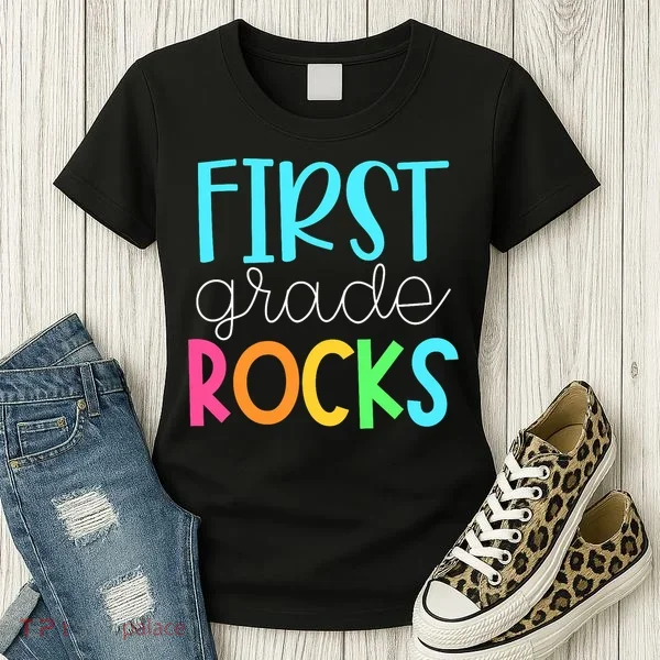 1st Teacher Team - First Grade Rocks Women's T-Shirt