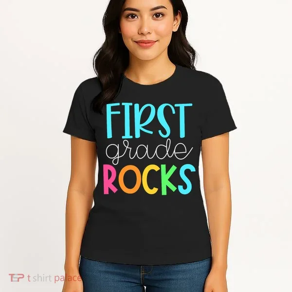 1st Teacher Team - First Grade Rocks Women's T-Shirt
