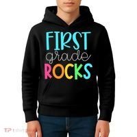 1st Teacher Team - First Grade Rocks Kids Hoodie thumb 4