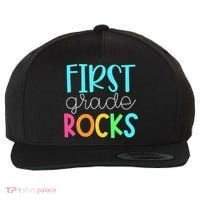 1st Teacher Team - First Grade Rocks Wool Snapback Cap thumb 0