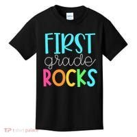 1st Teacher Team - First Grade Rocks Kids T-Shirt thumb 0