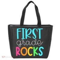 1st Teacher Team - First Grade Rocks Tote Bag thumb 0