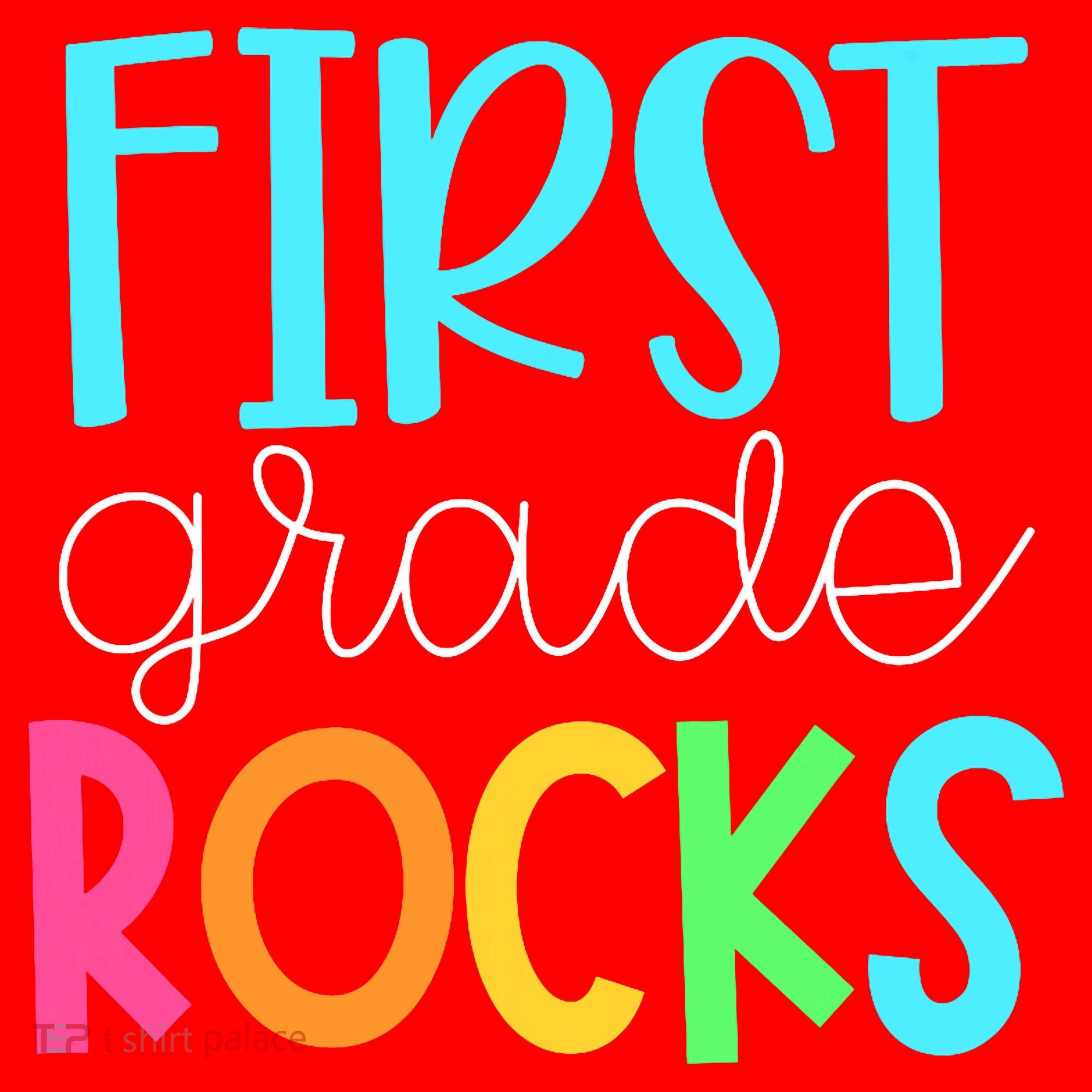 1st Teacher Team - First Grade Rocks Santa Hat