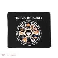 12 Twelve Tribes Of Israel Hebrew Israelite Judah Jerusalem Mousepad thumb 0
