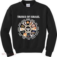 12 Twelve Tribes Of Israel Hebrew Israelite Judah Jerusalem Kids Sweatshirt thumb 0