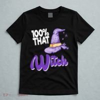 100% That Witch Funny Halloween T-Shirt thumb 5