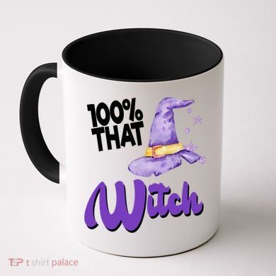 100% That Witch Funny Halloween Coffee Mug