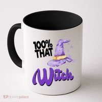 100% That Witch Funny Halloween Coffee Mug thumb 0