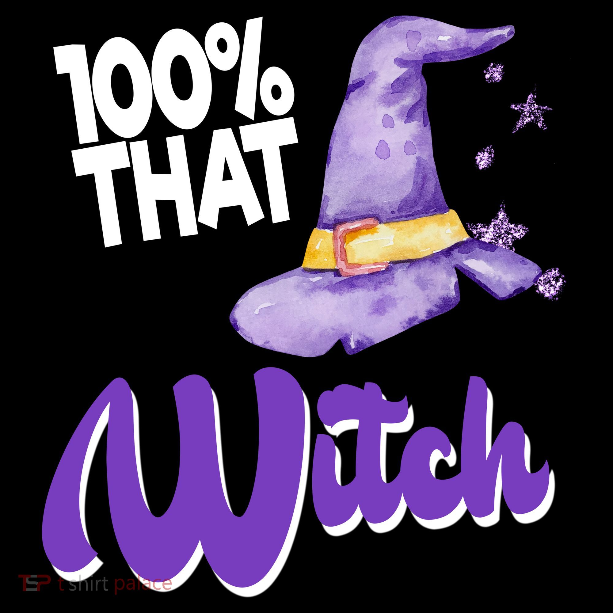 100% That Witch Funny Halloween Coaster
