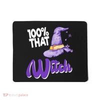 100% That Witch Funny Halloween Mousepad thumb 0