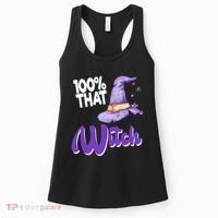 100% That Witch Funny Halloween Women's Tank Top thumb 0
