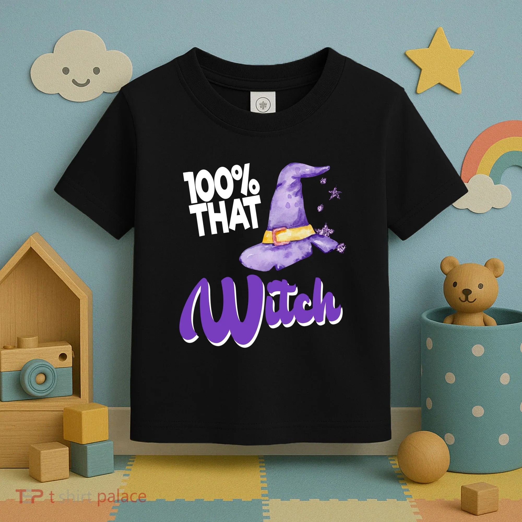 100% That Witch Funny Halloween Toddler T-Shirt