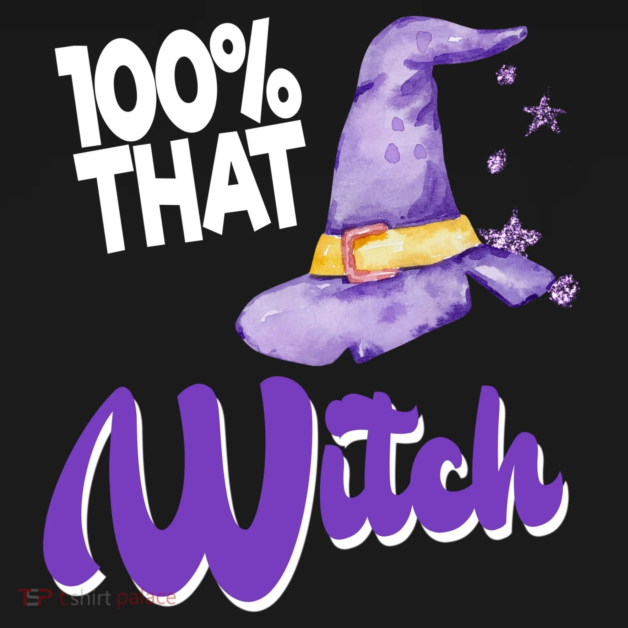 100% That Witch Funny Halloween Toddler T-Shirt